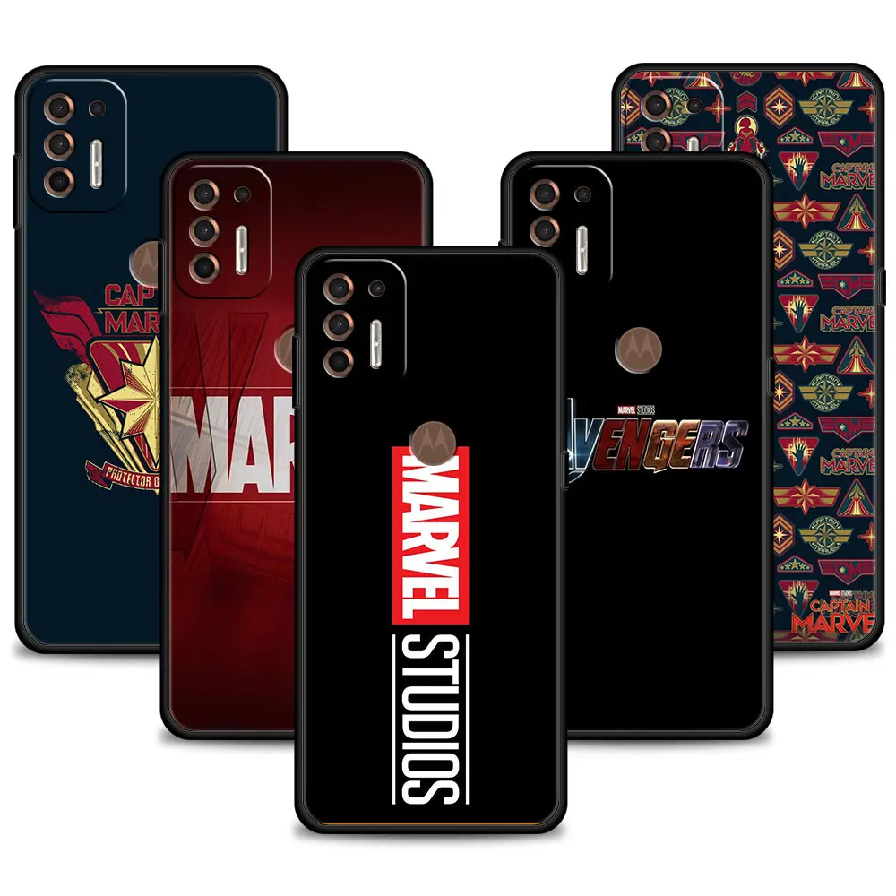 

Celulares Fundas For Motorola G60S G8 Power Lite Plus G71 G200 5G G60 G31 One Fusion G22 G30 G9 Play Cover Marvel Studios Logo
