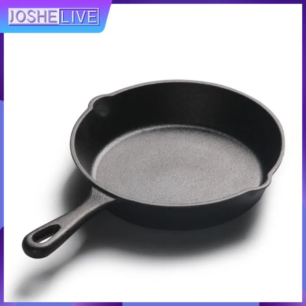 

Kitchen Quality Iron Griddle Steak Pot Seasoned Cast Breakfast Wok Steak Egg Pan Cooking Fried Frying Pan Pancake Pot Set