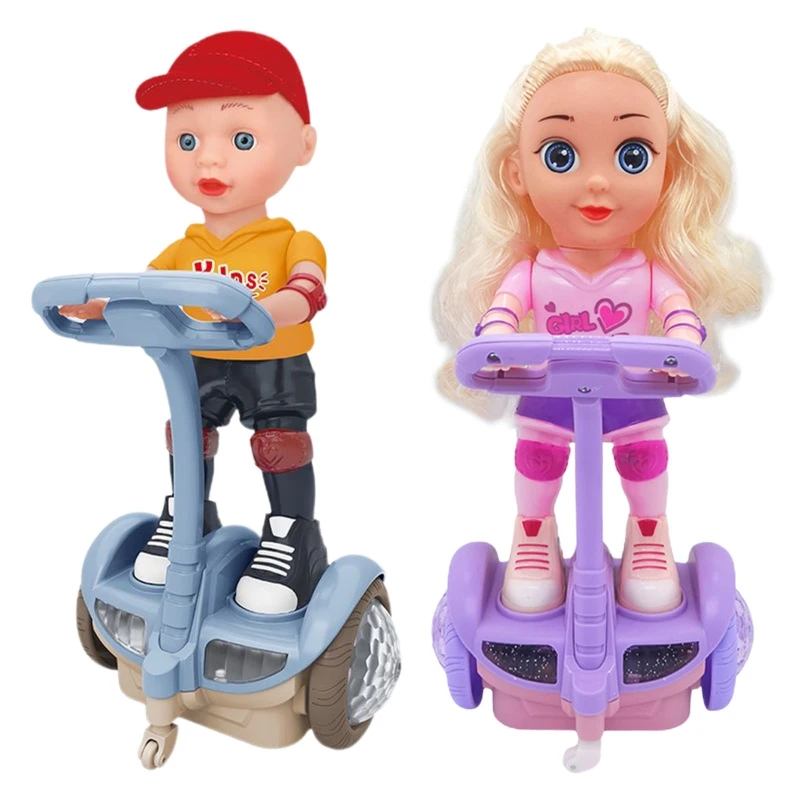 Funny Electric Toy Novelty Mini Universal Balance Car Street Boy Music Dancing Creative Supplies Kids Relieve Boredom