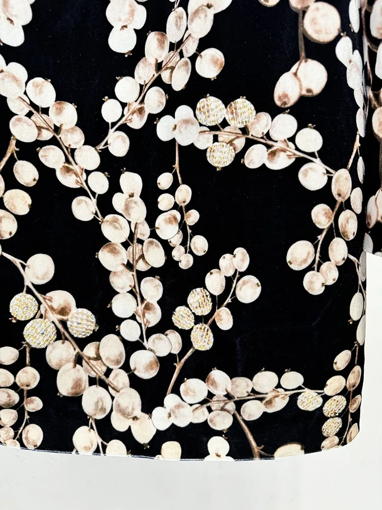 Женское бархатное офисное повседневное платье в европейском стиле осень-зима