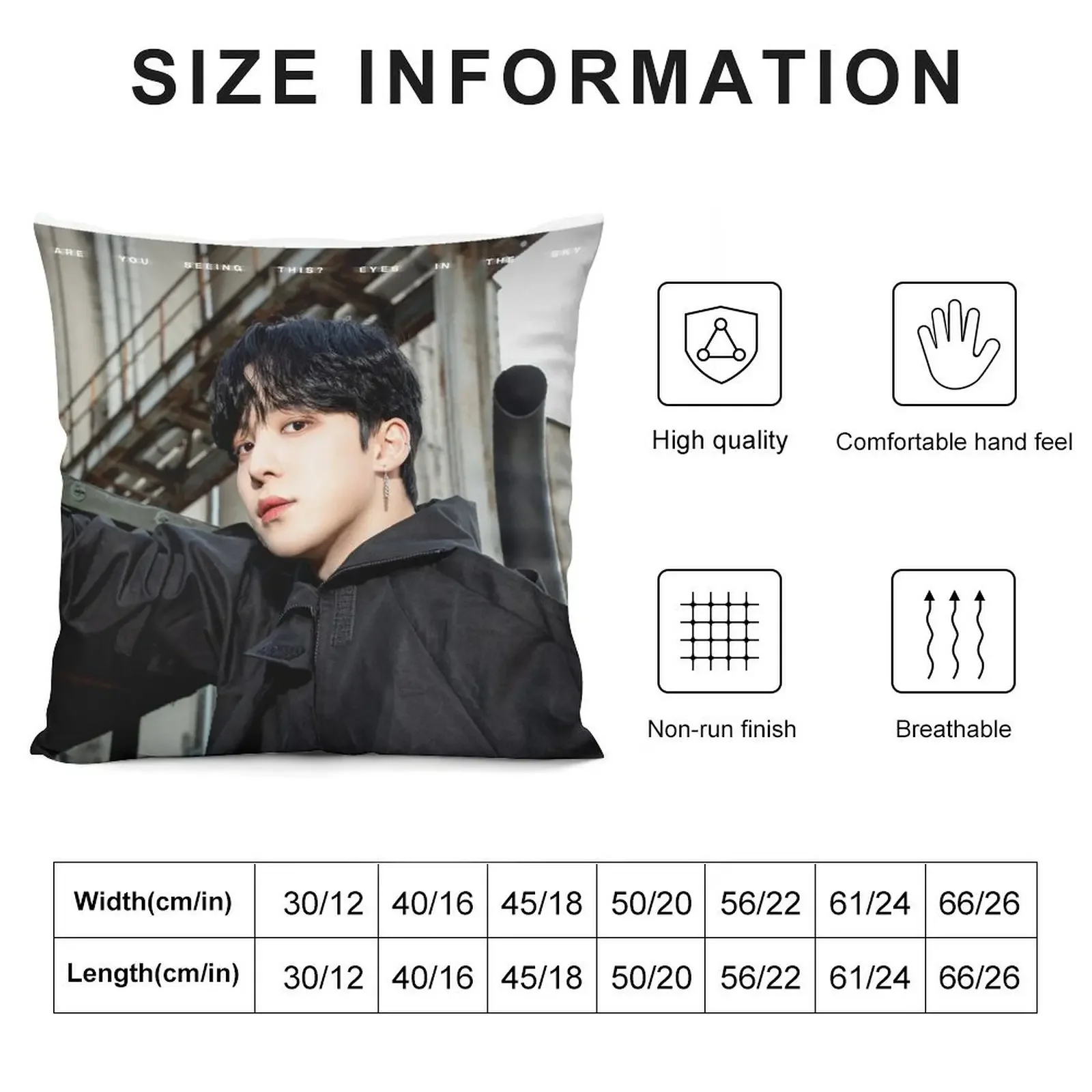 ATEEZ YUNHO THE WORLD EP.1 : МЕХАНИЗМ GUERRILLA Декоративная подушка Роскошный декор