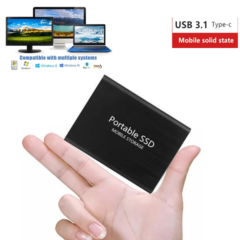 Оригинальный внешний жесткий диск Xiaomi SSD портативный 1 ТБ 500 Гб 4 8 для ноутбуков и