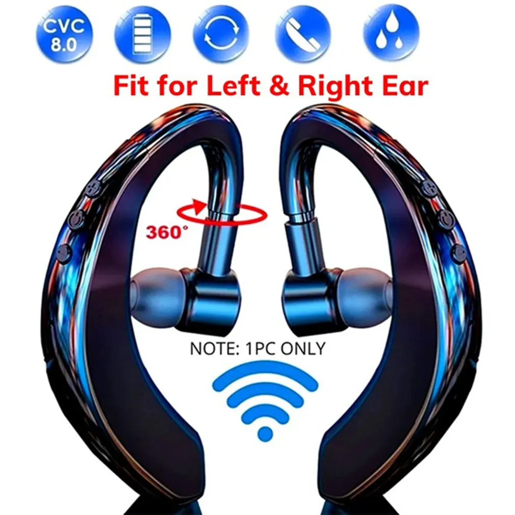 

S11 Car Business Bluetooth-compatible 5.0 Headset Handsfree Headphones Mini Strong Bass Wireless Earphones Earbud Earpiece