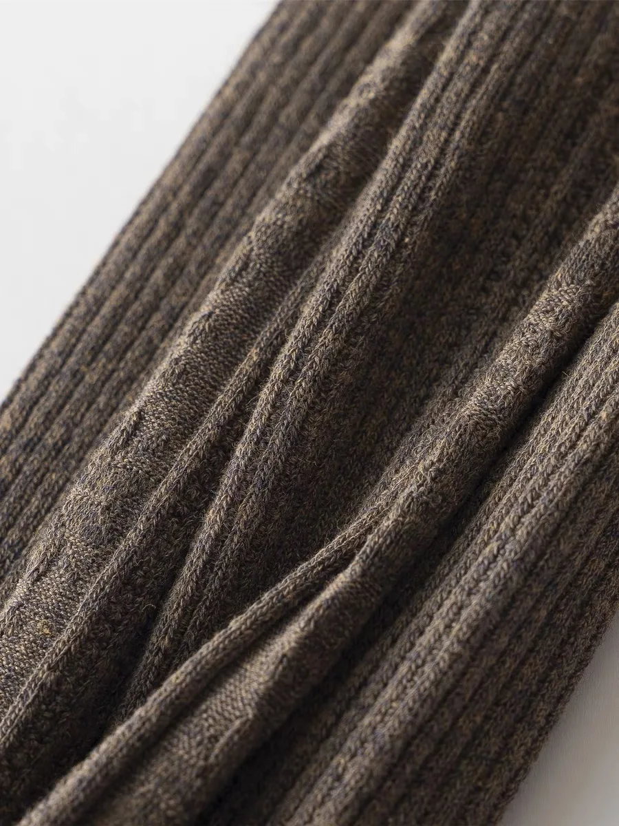 Весенне-осенние женские винтажные вязаные леггинсы в японском стиле Mori Girls со