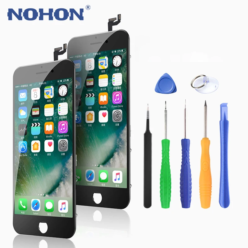 

NOHON LCD Display For iPhone 7 6 6S 8 Plus X XS XR pantalla Screen 3D Touch Digitizer Assembly Replacement Phone LCDs AAAA++ Hot