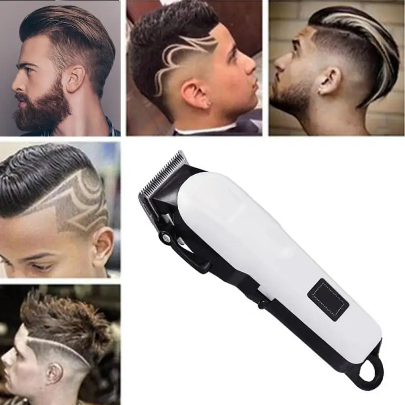 

Триммер для волос Kemei, электрическая машинка для стрижки волос, профессиональная Бритва для бороды, Парикмахерская Машинка для стрижки волос 0 мм для мужчин, стрижка