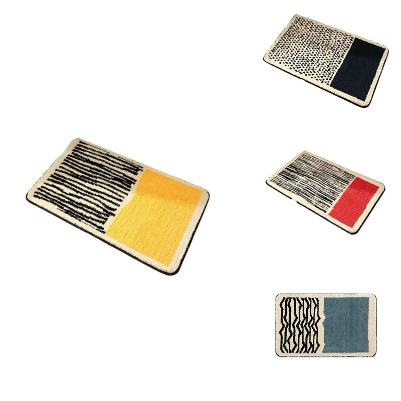 

Модный коврик, домашний нескользящий коврик для двери, удобный Впитывающий Коврик для ванной и ванной