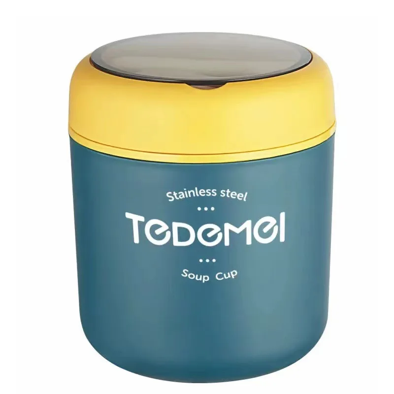 Двойная Изолированная чашка для супа завтрака и молока портативная мини-чашка