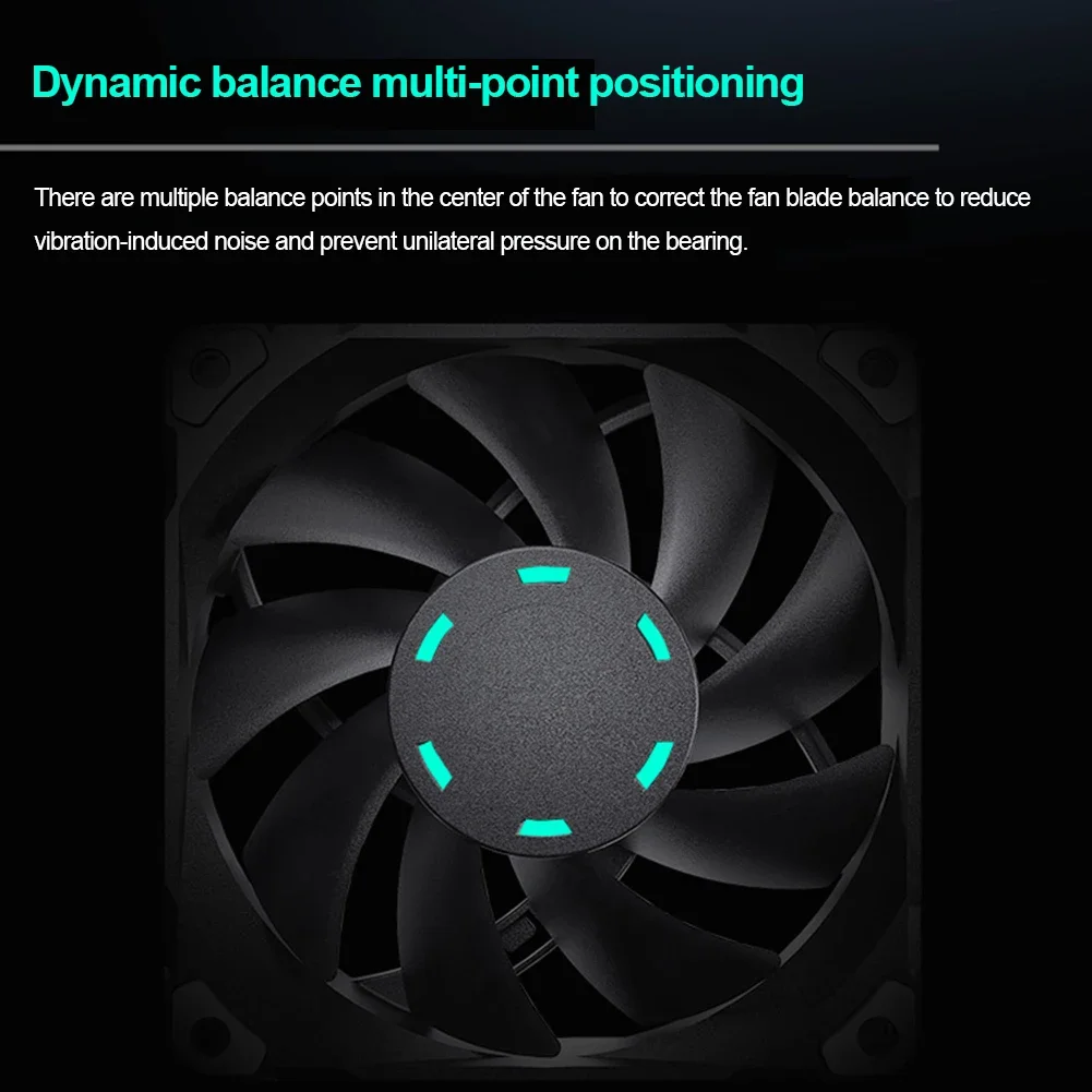 140 Мм Вентилятор Охлаждения Процессора Компьютера 4-контактный ШИМ