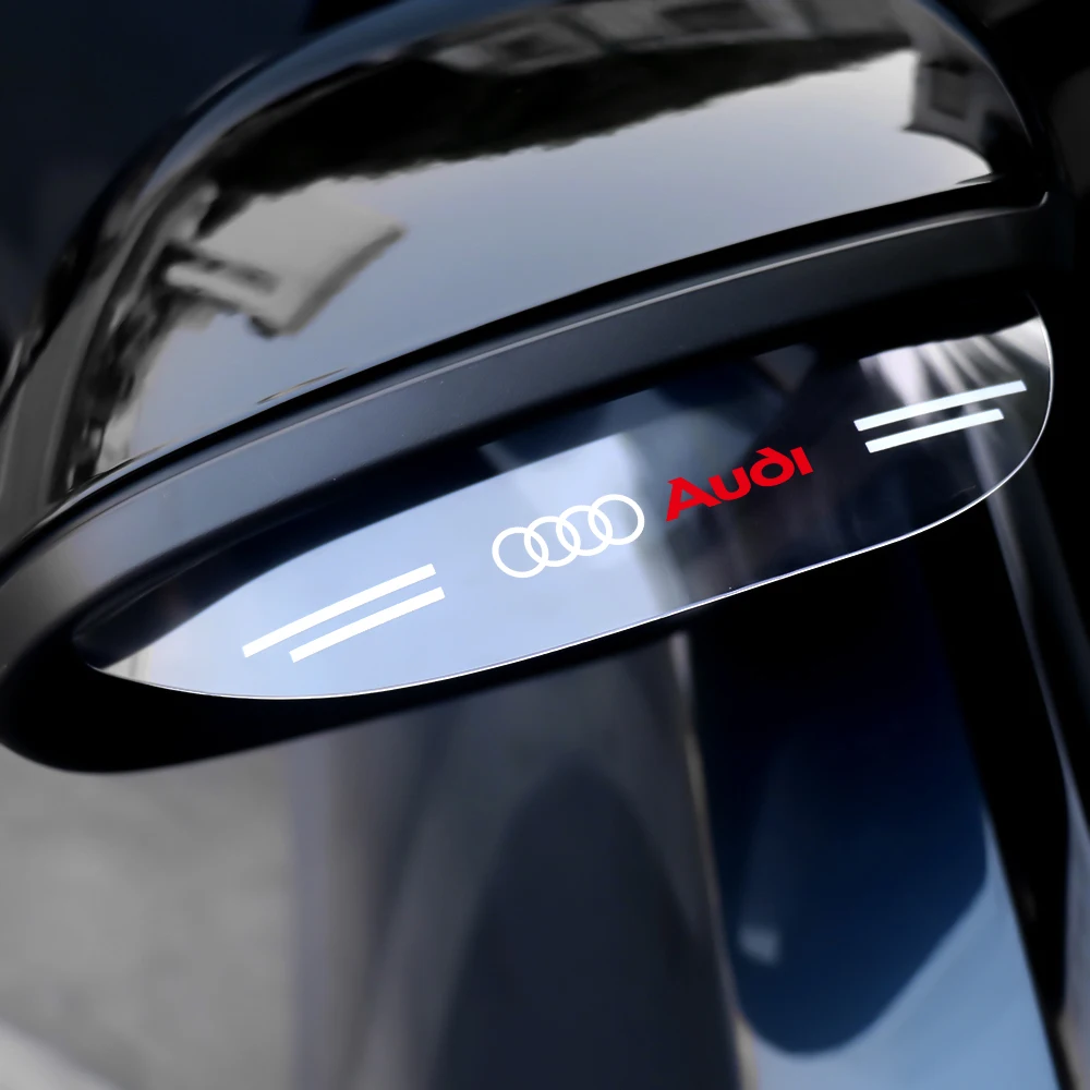 2 шт. прозрачная наклейка на боковое зеркало заднего вида для Audi Sline A1 A2 A3 A4 A5 A6 A7 A8 8P