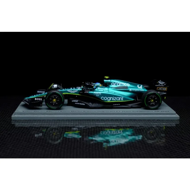 Модель в масштабе 1:43 Alonso 2023 Grand Prix Aston Martin AMR23 модель из сплава украшение для детей