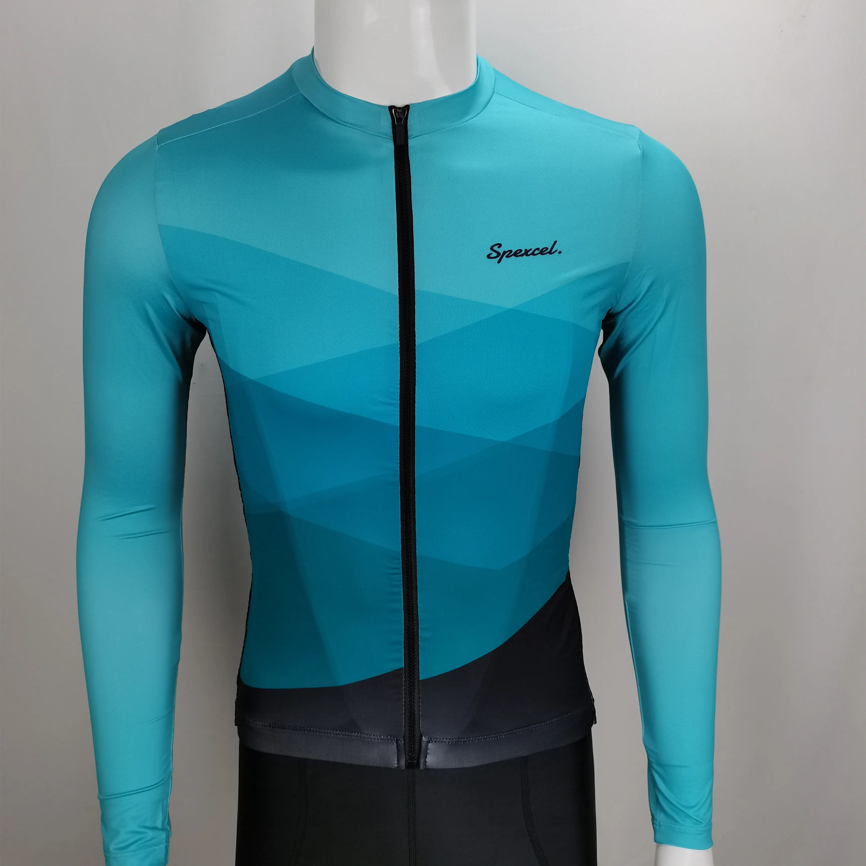 

SPEXCEL lightweight pro team long sleeve cycling jersey race jersey bicycle tight fit cycling shirt micro super fabric