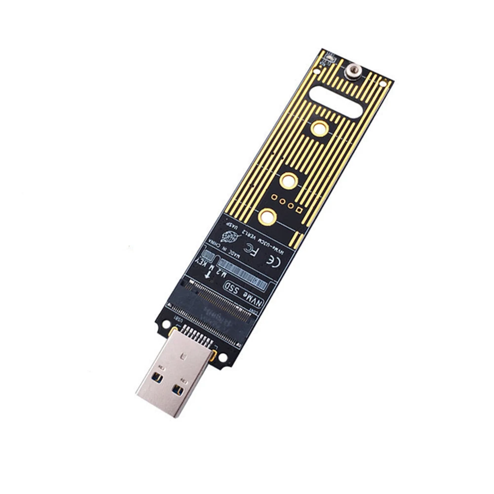 

M.2 To USB3.1 Practical NVME Adapter Card SSD Stable Parts High Performance Fast Speed M Key Tool Replacement NGFF Converter