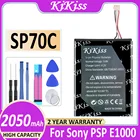 Оригинальный аккумулятор KiKiss SP70C 2050 мАч для Sony PSP E1000, PSP E1002, PSP E1004, PSP E1008, беспроводная импульсная гарнитура 7,1 батарея