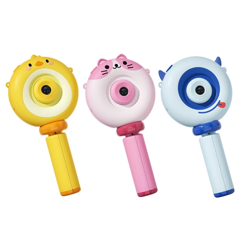 

Мультяшная Детская цифровая камера для фотографий видеорегистратор встроенные наклейки с большой головой Рождественский подарок на день ...