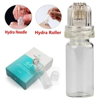 hydra needle 60pins ce 0 25mm0 5mm 1 0mm micro titanium microneedle derma roller stamp gel tube skin injection face serum filler
