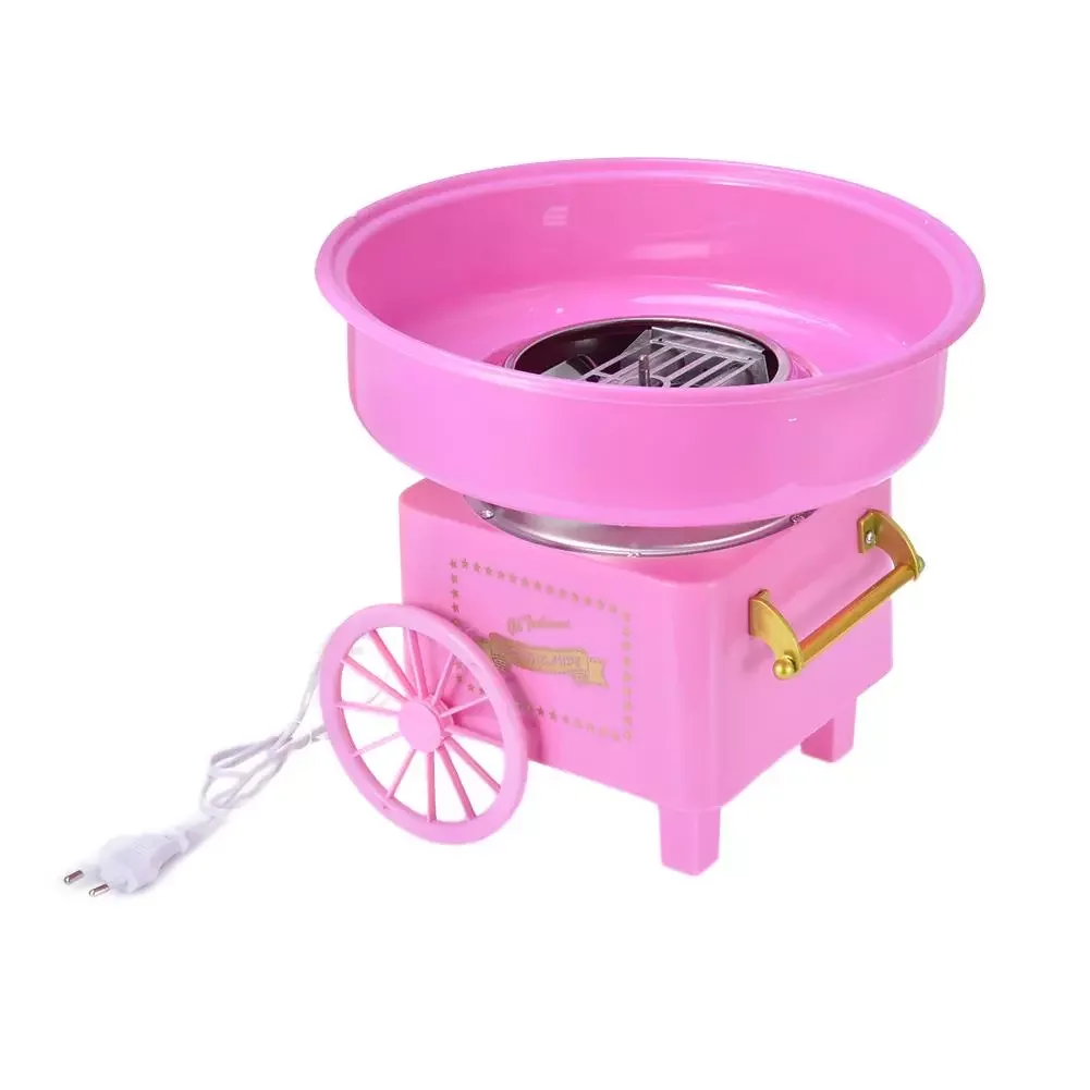 

Household Retro Trolley Marshmallows Machine Retro Durable Mini Candy Cooking Tool Cotton Candy Machine
