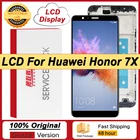 100% Оригинальный 5,93 ''дисплей с рамкой для Huawei Honor 7X BND-AL10 BND-L21L22 ЖК-дисплей с сенсорным экраном дигитайзер в сборе Запасная часть