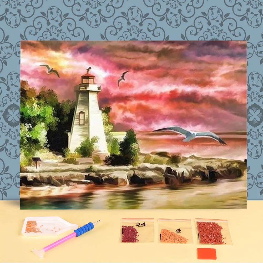 

Набор для алмазной вышивки «Деревенский Дом»