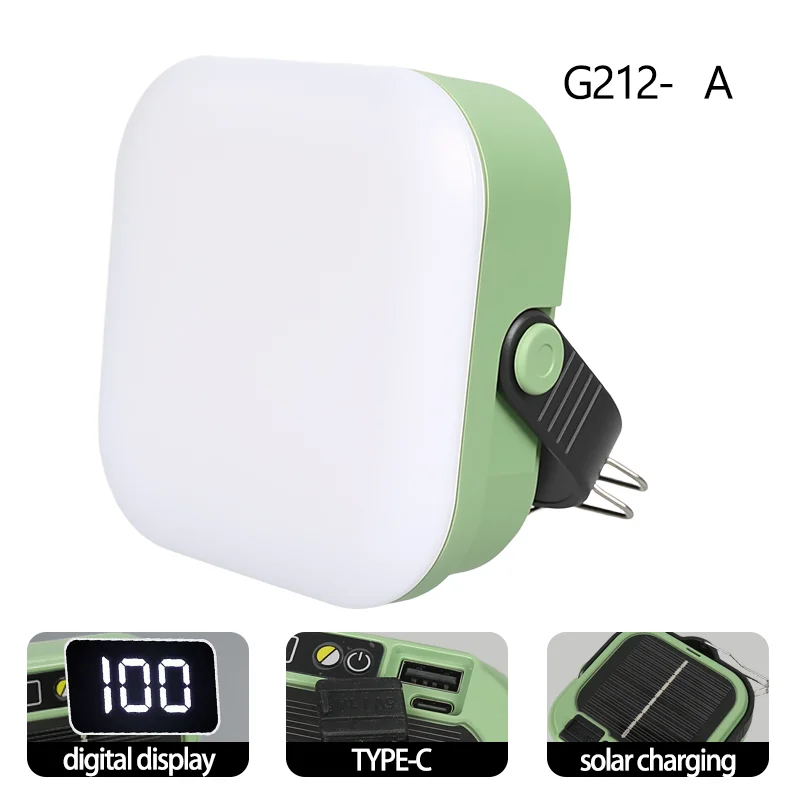 

XIWANGFIRE Мини-фонарь для кемпинга 12 режимов