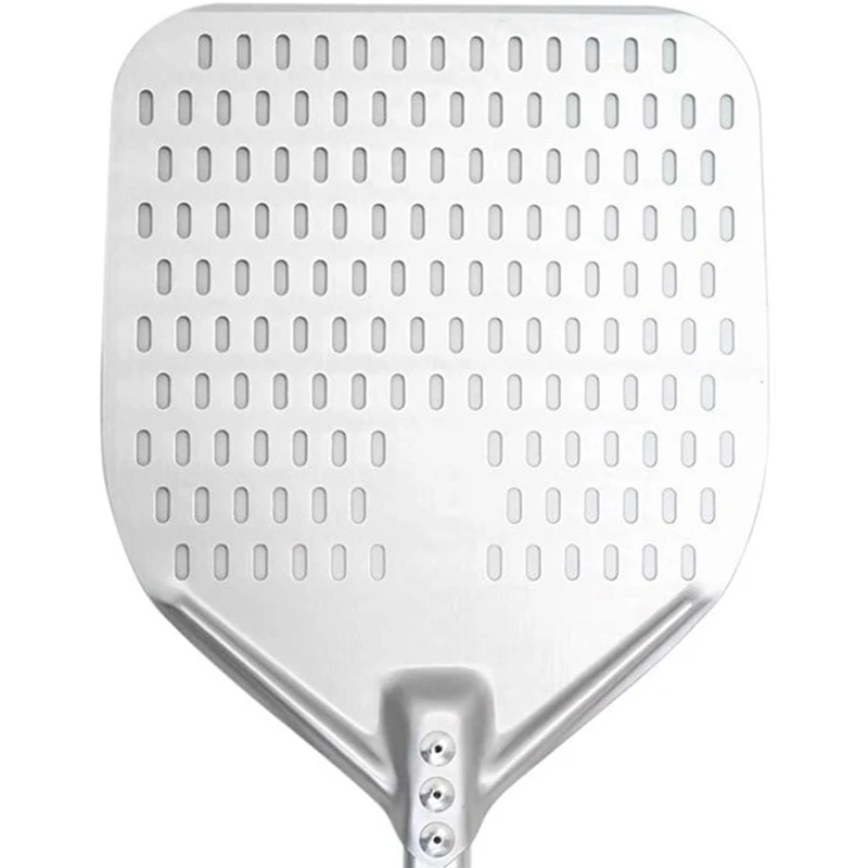 

Dural Punching Pizza Shovel Connecting Pizza Shovel Thick Oven Flipping And Transferring Pizza 16-Inch Handle