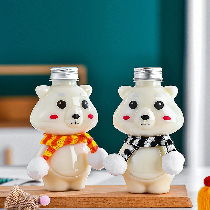 Tea Milk Fruit Water Cup Beverage Bottle Disposable Yogurt Food Grade Plastic Bottle Milk Tea Shop Juice Bottle Party