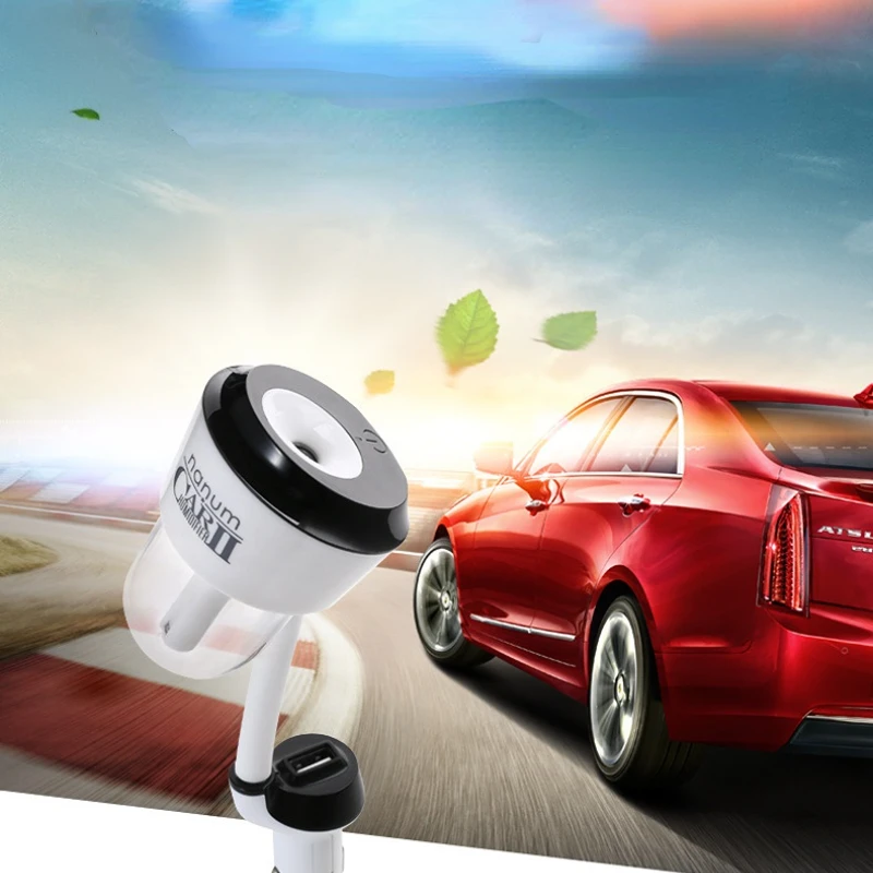 

12V Car Steam Air Humidifier Aroma Diffuser Mini Air Purifier Aromatherapy Essential Oil Diffuser Mist Maker Sprayer For Car