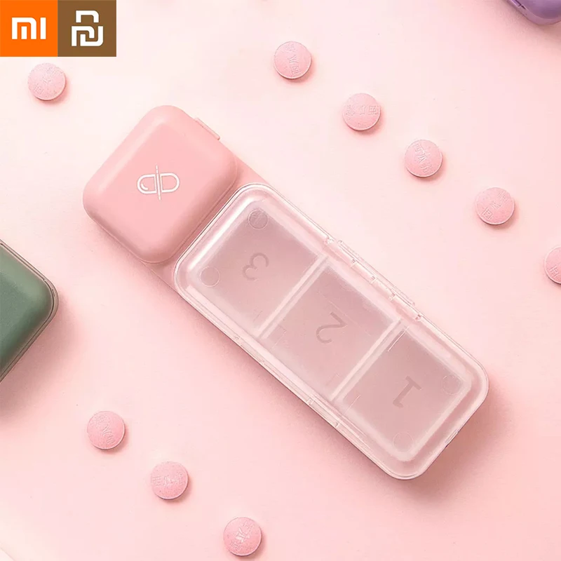 

Портативный герметичный мини-контейнер для лекарств Xiaomi Youpin Jordan Judy, водонепроницаемый влагостойкий портативный медицинский резак большой ...
