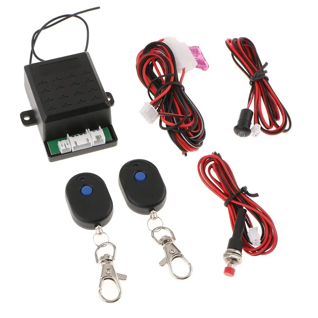 

6X Car Central Locking Remote Control System With 2 Remote Controllers s