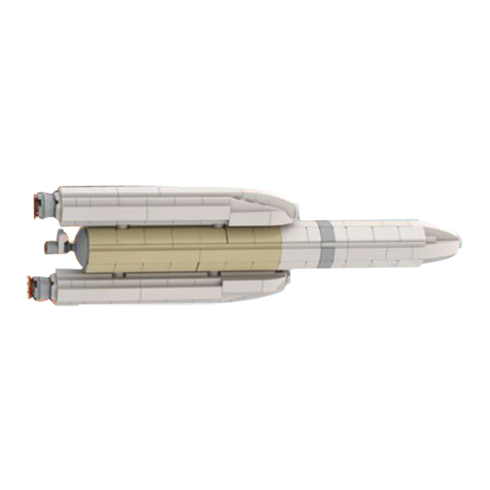 MOC Midi ESA Ariane V Ракета Космический спутник Сатурн Масштаб 1:110 Кирпичи