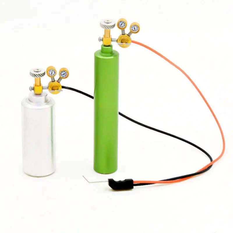 2 шт. кислородная ацетиленовая бутылка из алюминиевого сплава для 1/10 RC Crawler 1/14 Tamiya