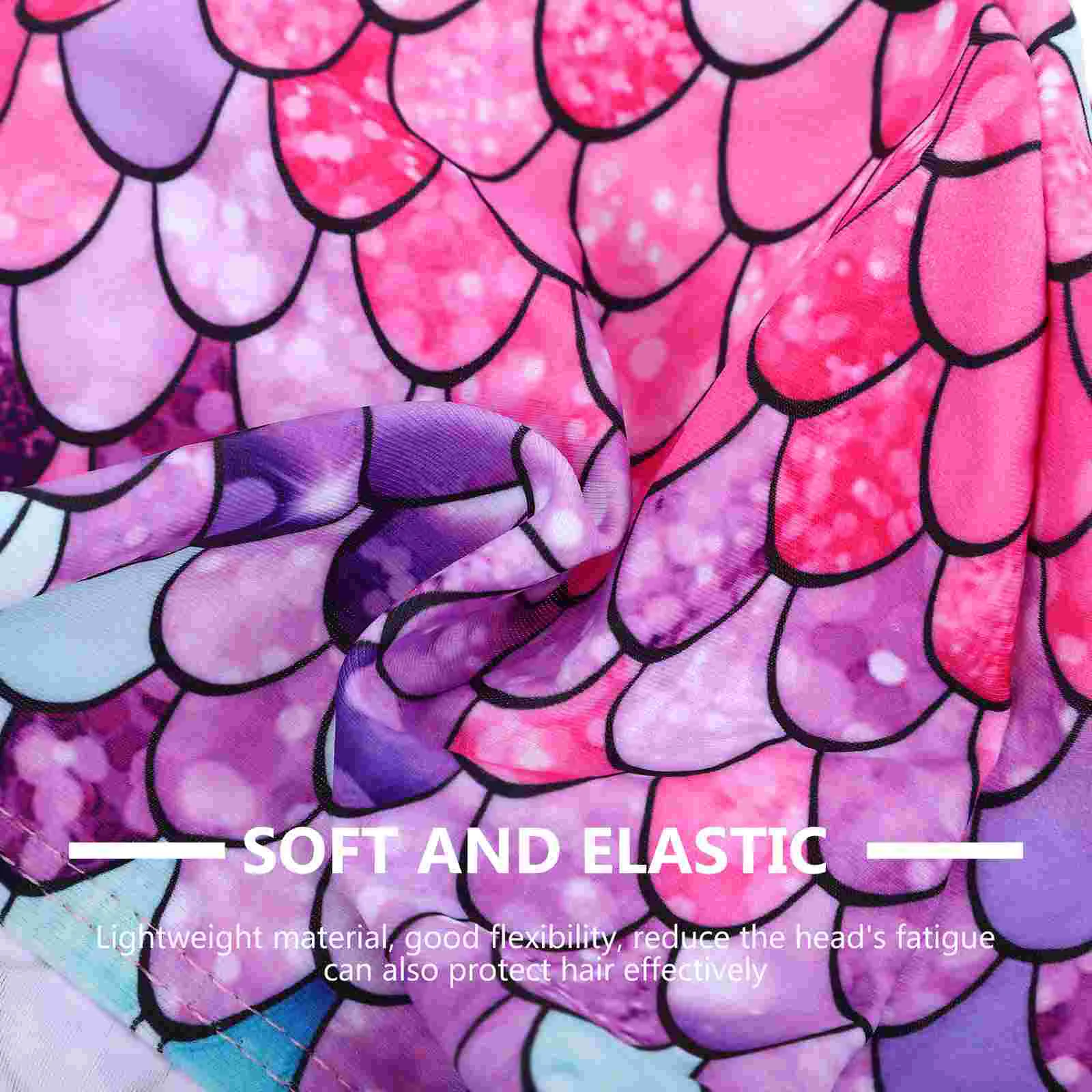 Шапка для плавания в стиле русалки Удобная шапка детская мультяшная душа мужской