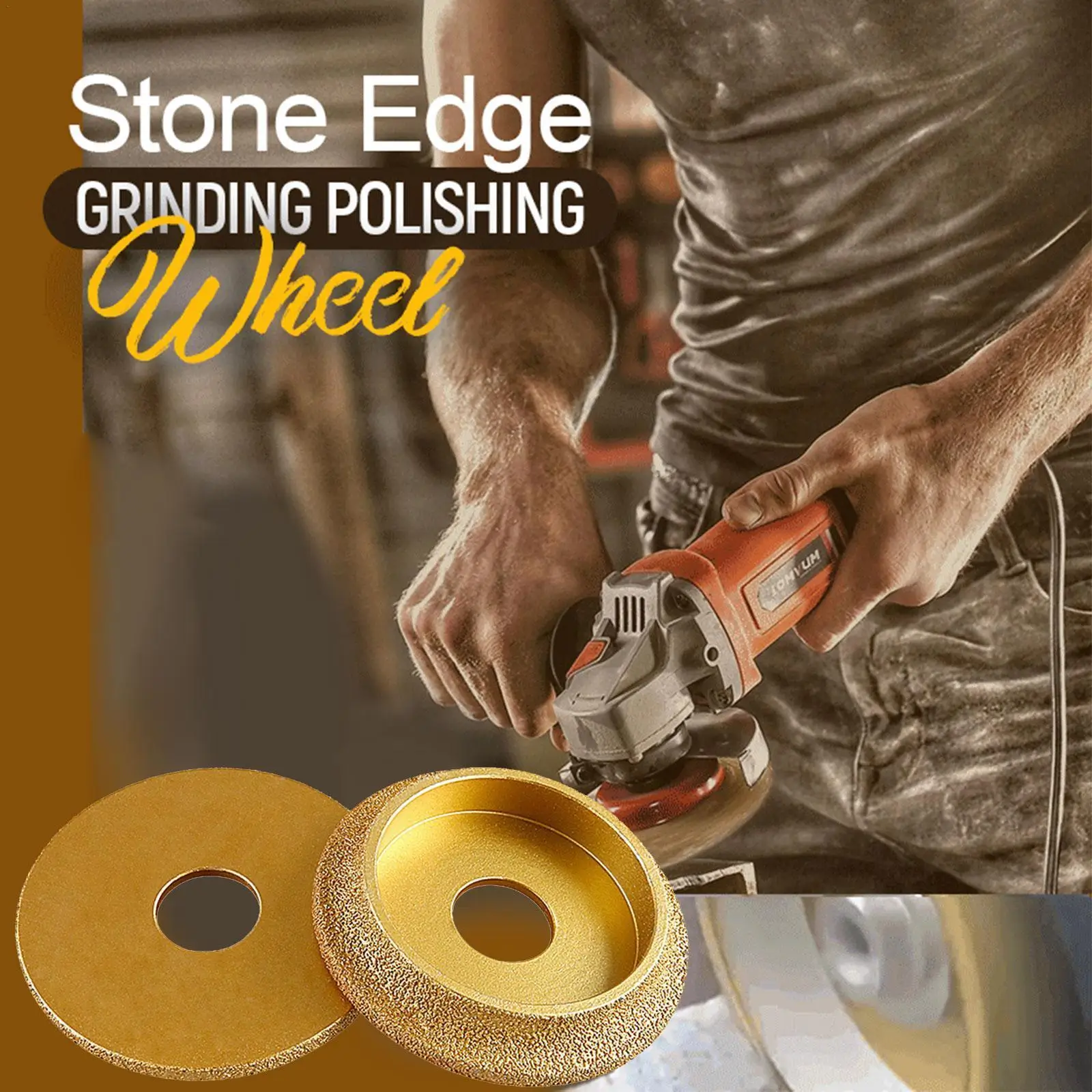

French Stone Edging Wheel Diamond Grinding Head Angle Grinder Wheel Roman Column Edging Marble Wheel Tile Granite Grinding L7Z8