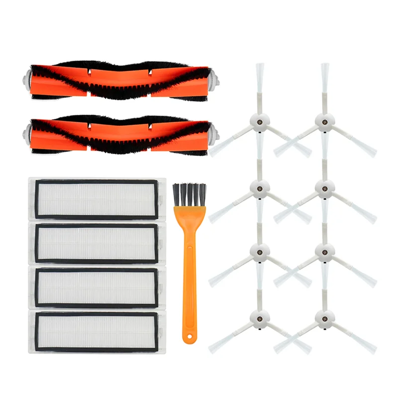 

Детали для пылесоса Xiaomi MI Robot 2 Roborock S50 S51 T4 P5 T6 T7 PRO, фильтр НЕРА, боковая щетка, запчасти SDJQR01RR SDJQR02RR