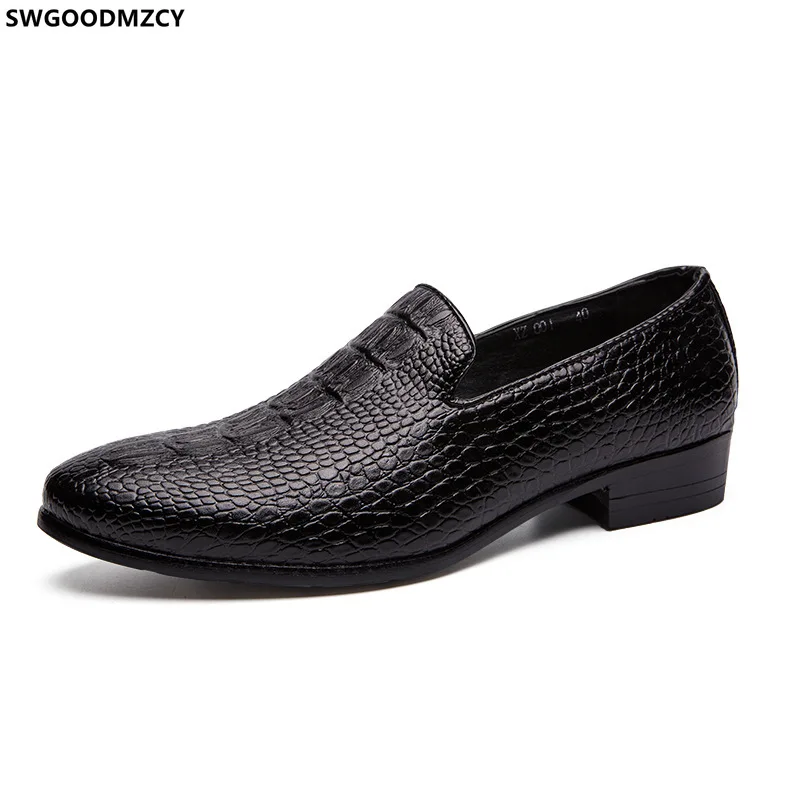 

Crocodile Shoes Men Loafers Men Fashion Dress Shoes Formal Leather Shoes for Men Office 2023 Sapatos De Couro Masculino Zapatos