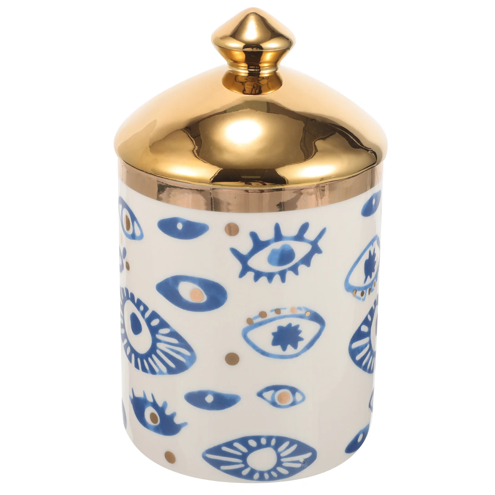 

Aromatherapy Jar Ceramic Holder Decorative Jar with Lid for Desktop