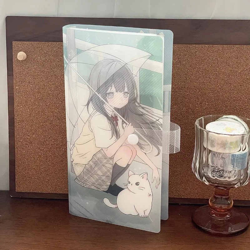 

Kawaii папка с животными, наклейка для хранения, альбом для украшения ногтей, наклейки для хранения ручного счета, книга 40, материал для скрапбукинга, хранение