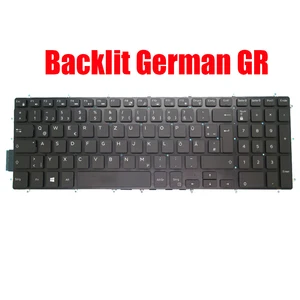 Backlit German GR Keyboard For DELL For Vostro 3580 3581 3582 3583 3584 3590 3591 5568 7570 7580 For Latitude 3500 3590 New