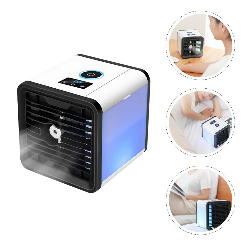 

Cool Air Conditioner Usb Air Misting Fan Conditioner Fan Desktop Conditioning Portable Humidifier Cooling