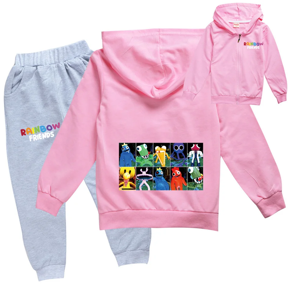 Спортивный костюм с капюшоном для мальчиков и девочек 2-13 лет