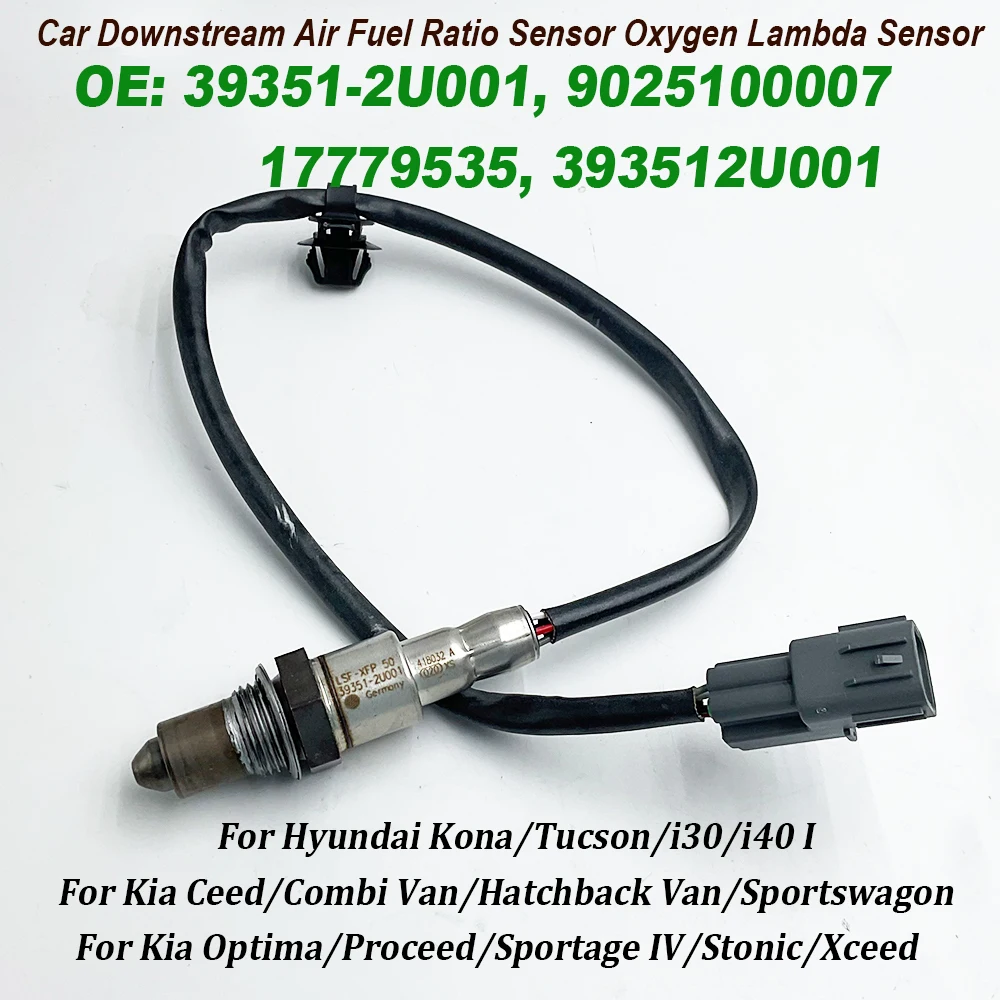 39351-2U001 Downstream Air Fuel Ratio Sensor Oxygen Lambda For Hyundai Kona Tucson i30 i40 9025100007 17779535 393512U001