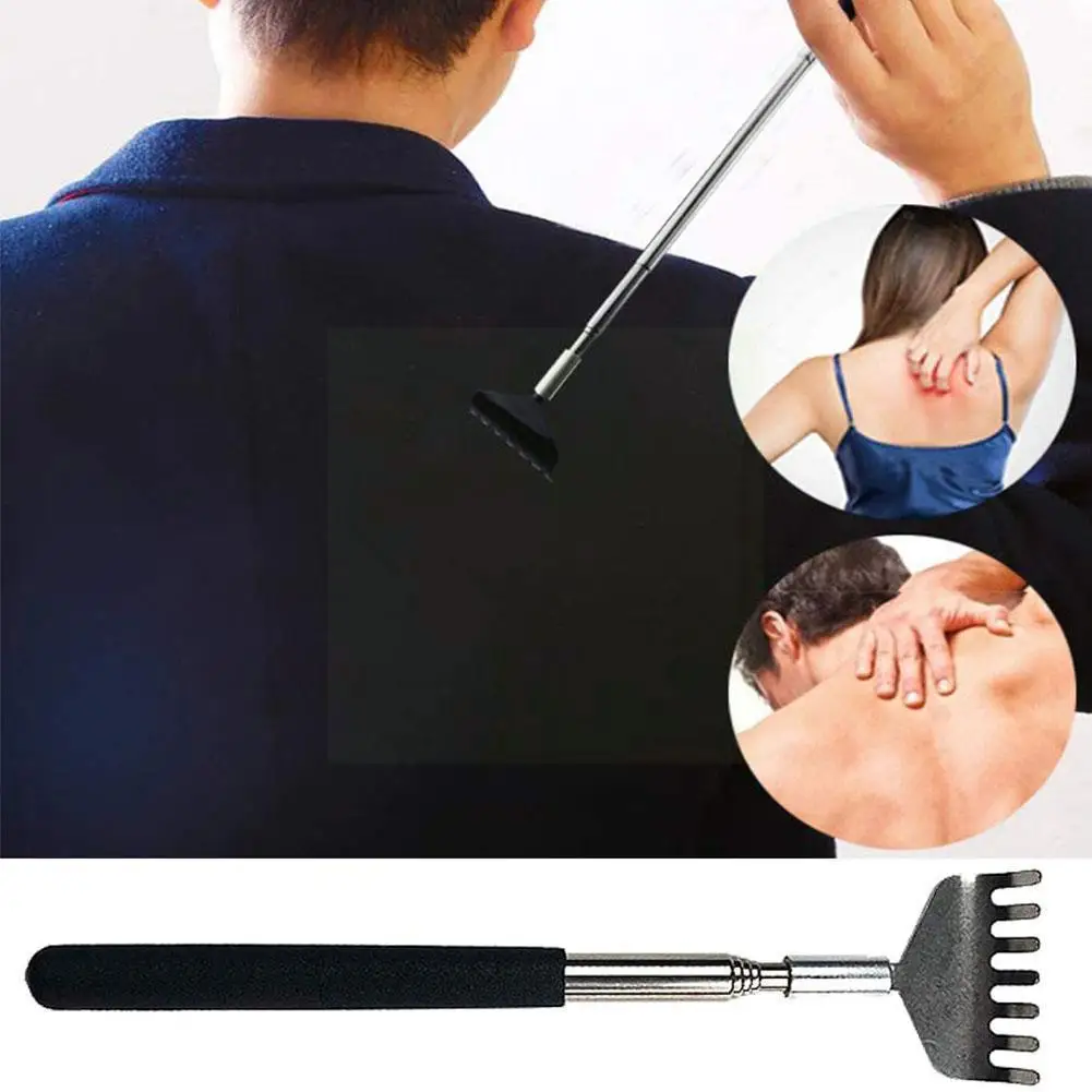

Steel Telescopic Back Scratcher Steel Extendable Relaxation Handy Itch Scratcher Cool Back Pocket Pen Massager Clip C0k0