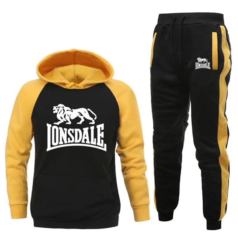 Новинка 2022 мужской спортивный костюм LONSDALE на весну и осень повседневный Мужская