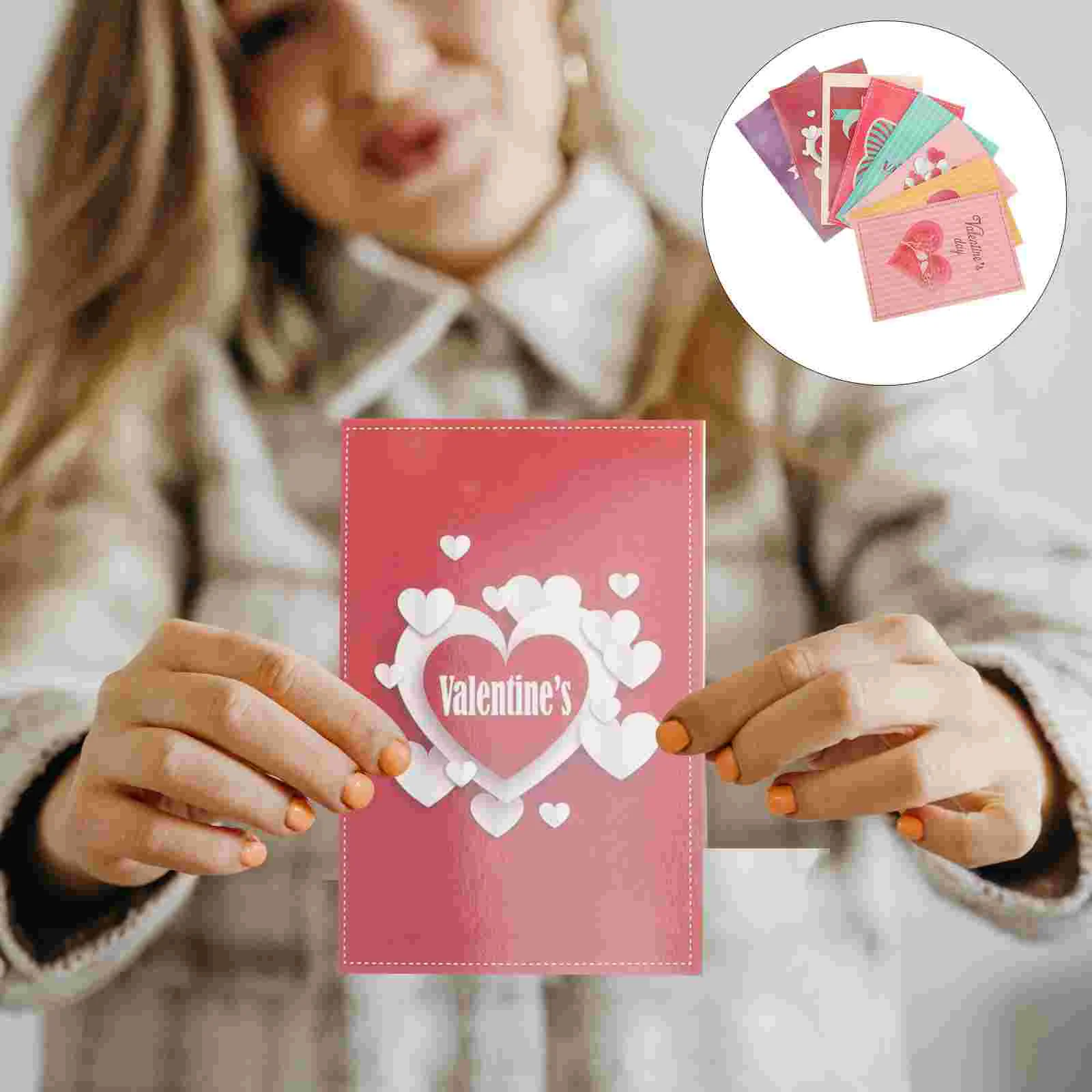 

Greeting Heart Message Valentine S Day Blessingfestival Gifts Envelope