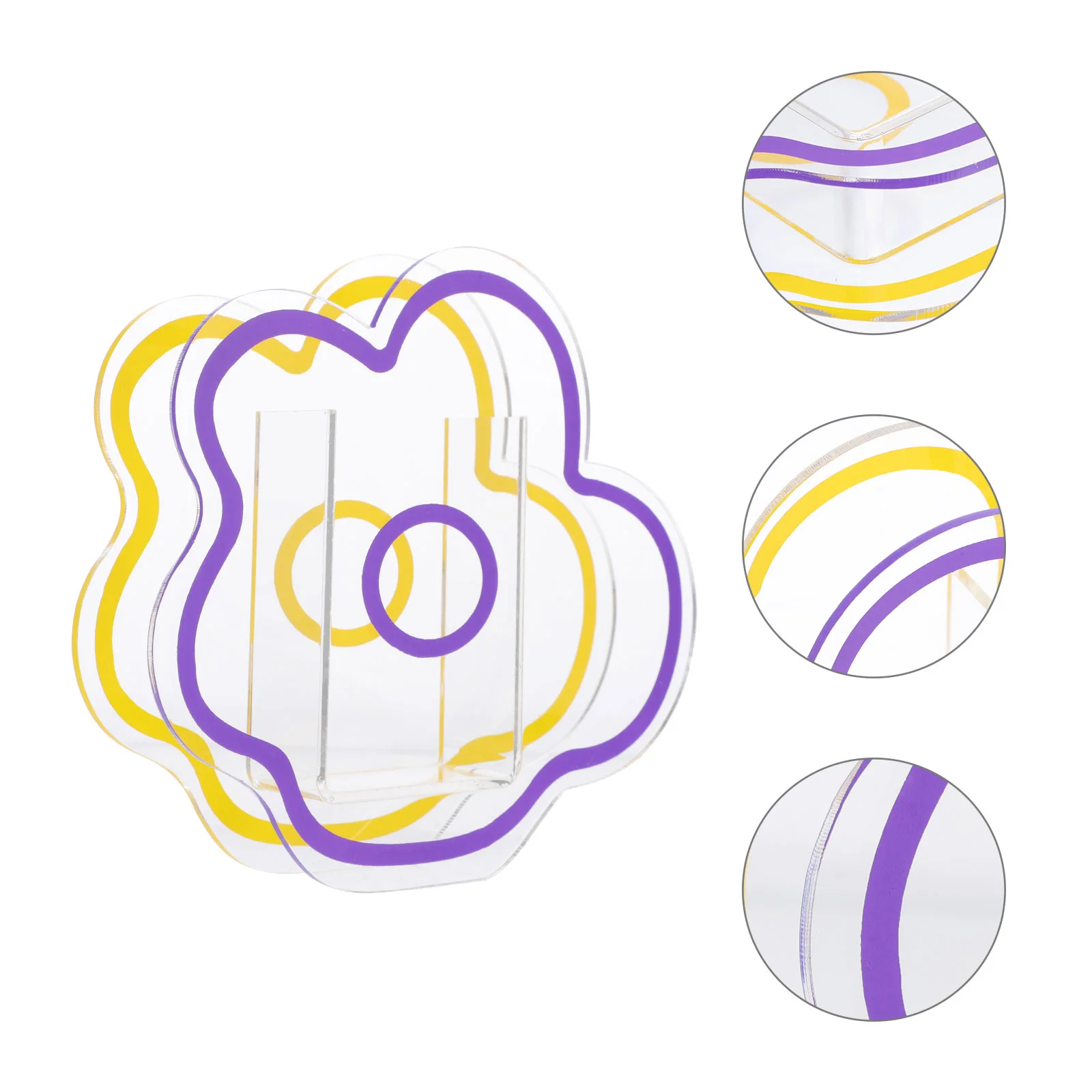 

Vase Flower Acrylic Vases Clear Holder Modern Centerpieces Flowers Hydroponic Make Brush Up Pen Tall Decor Home Ornament