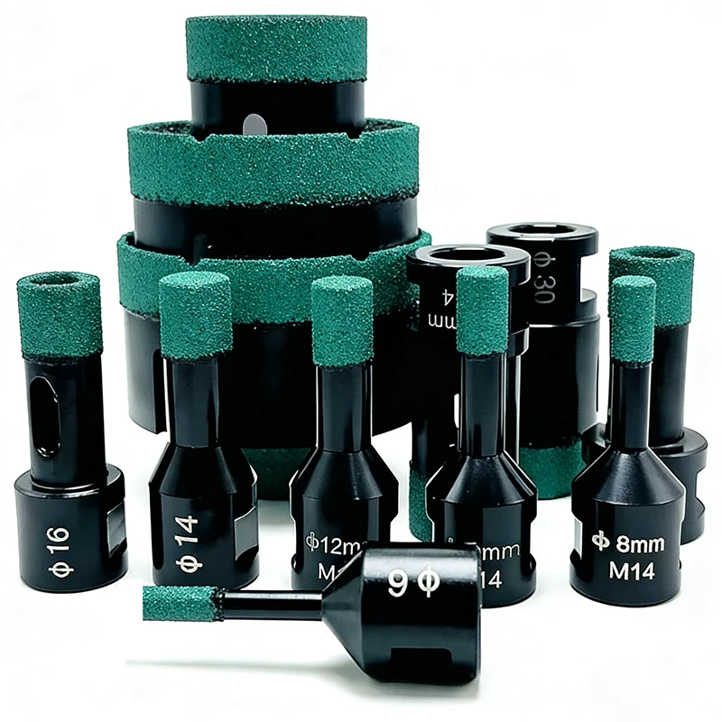 

Алмазное паяное сверло M14 6-120 мм