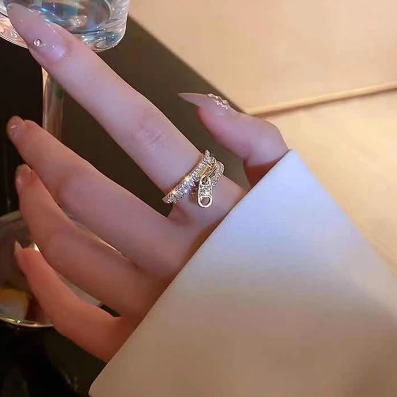 Изящные ювелирные изделия циркониевые уникальные геометрические Регулируемые