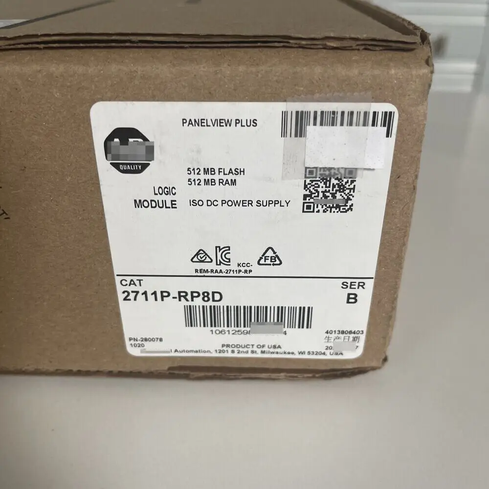 

2711P-RP8D / B избыточный герметичный 2711P-RP8D PANELVIEW PLUS логический модуль New1pcs