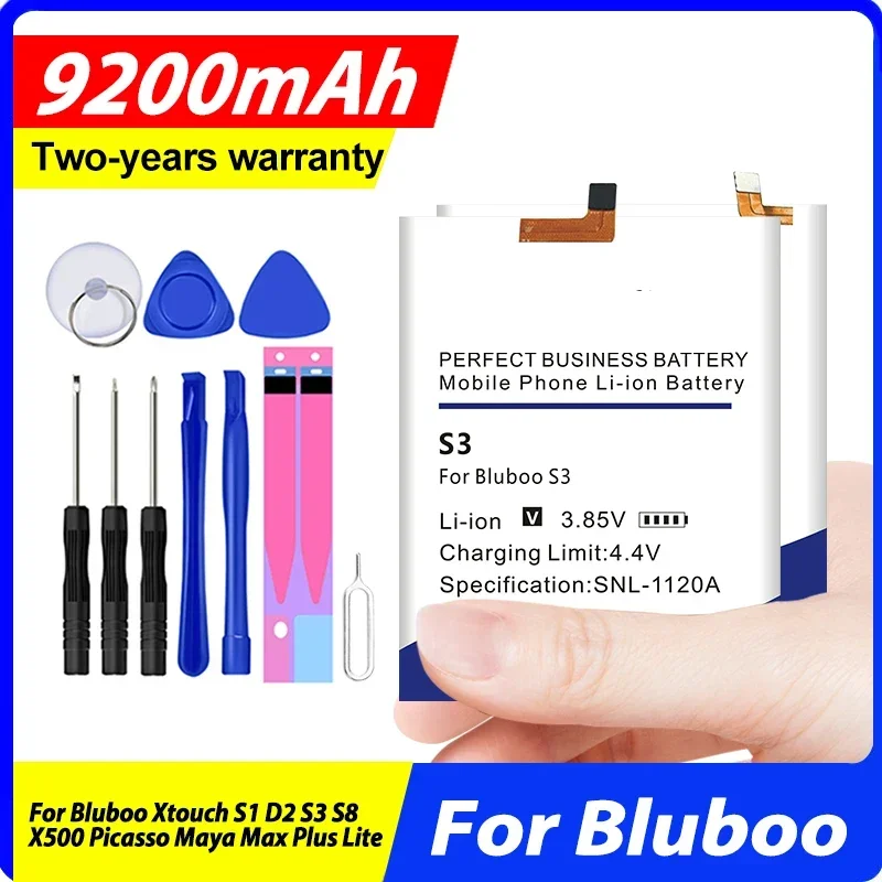 Для BlubooMayaMax BlubooS1 BlubooS3 BlubooS8 Аккумулятор для Bluboo Xtouch S1 D2 S3 S8 X500 Picasso Maya Max Plus Lite +
