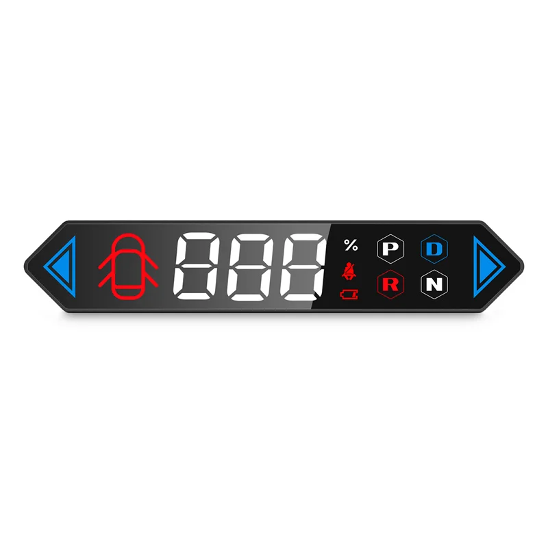 

Digital GPS Speedometer Car HUD Head Up Display with Speed MPH Compass Direction Fatigue Gauge for Cars